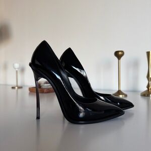 Casadei Blade Tiffany patent-leather Pumps
